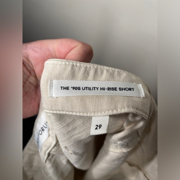 Aritzia Denim Forum 90’s High Rise Utility Shorts - Picture 5 of 8